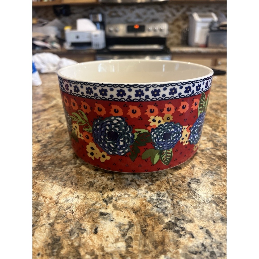 Pioneer Woman Floral 2012 Stoneware Bowl Dish